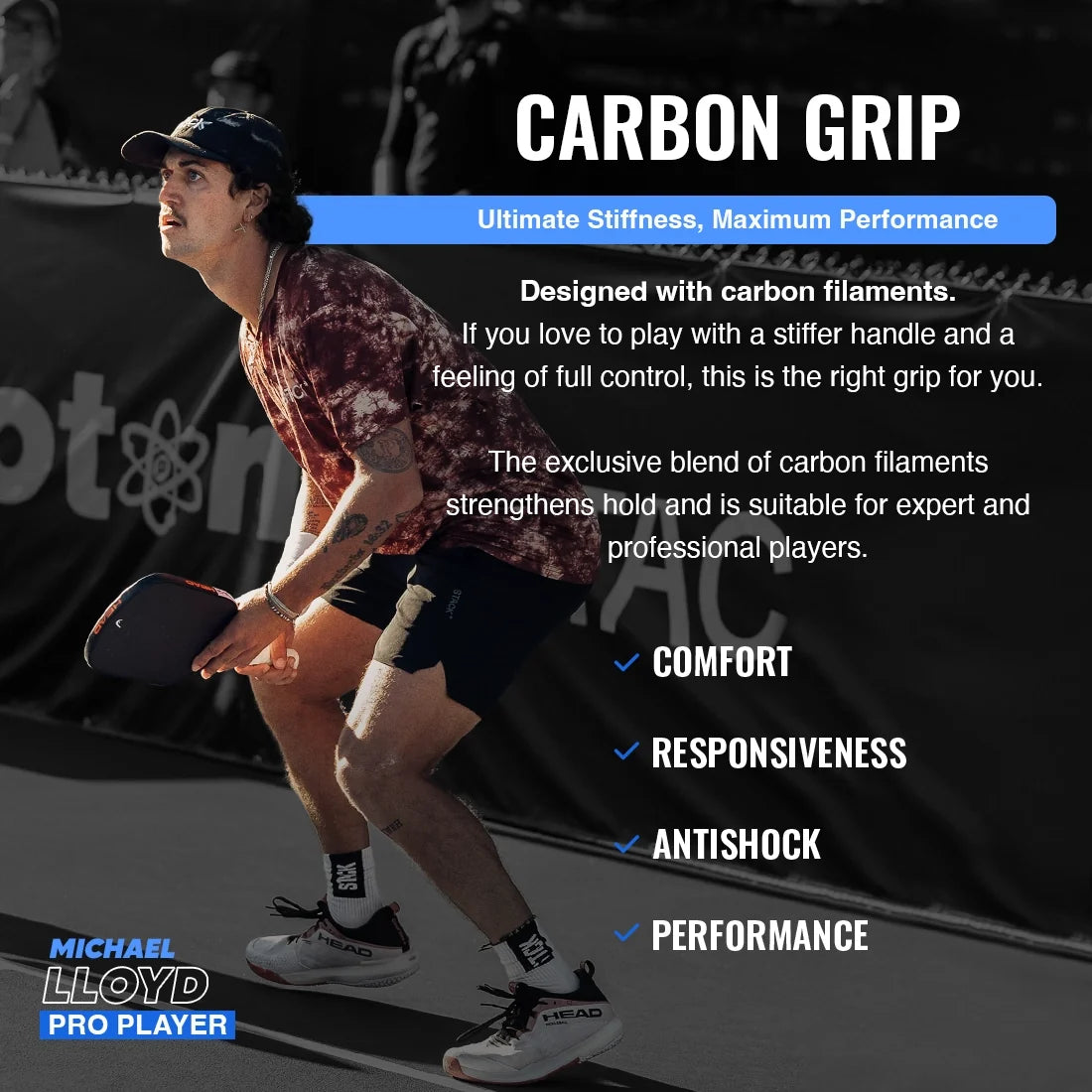 Pickleball Carbon Grip