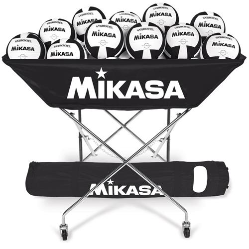 Mikasa Collapsible Hammock 24 Ball Volleyball Cart