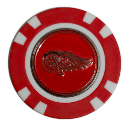 Officially Licensed Detroit Red Wings Poker Chip Golf Ball Marker