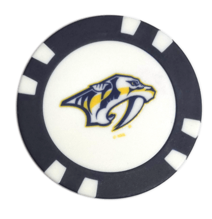 Officially Licensed Nashville Predators Poker Chip Golf Ball Marker