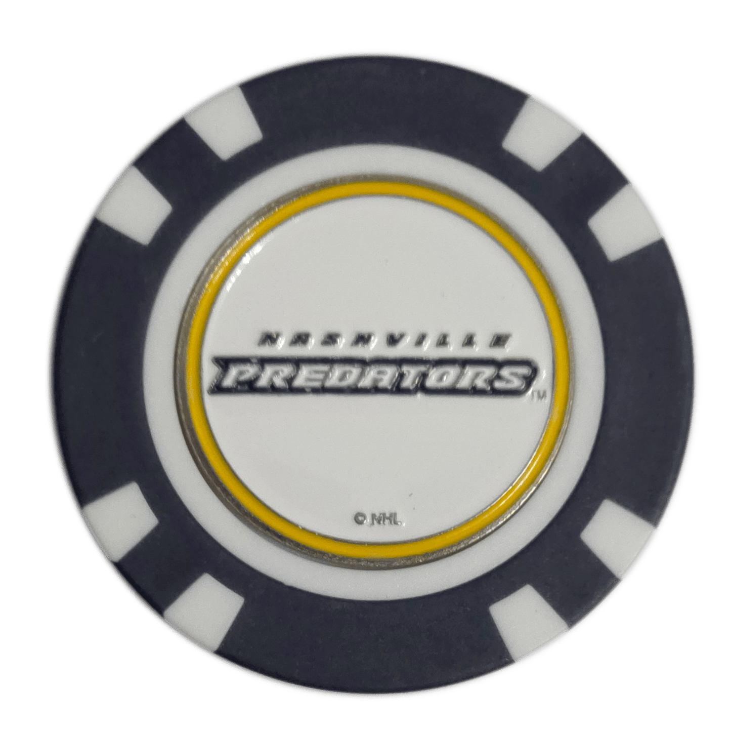 Officially Licensed Nashville Predators Poker Chip Golf Ball Marker