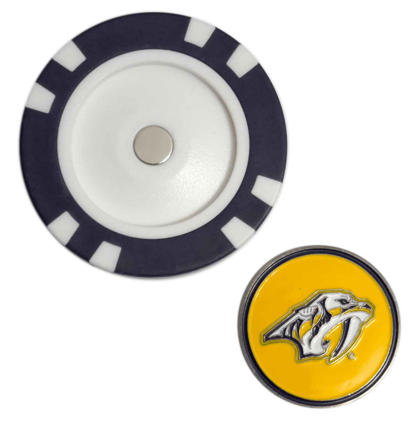 Officially Licensed Nashville Predators Poker Chip Golf Ball Marker