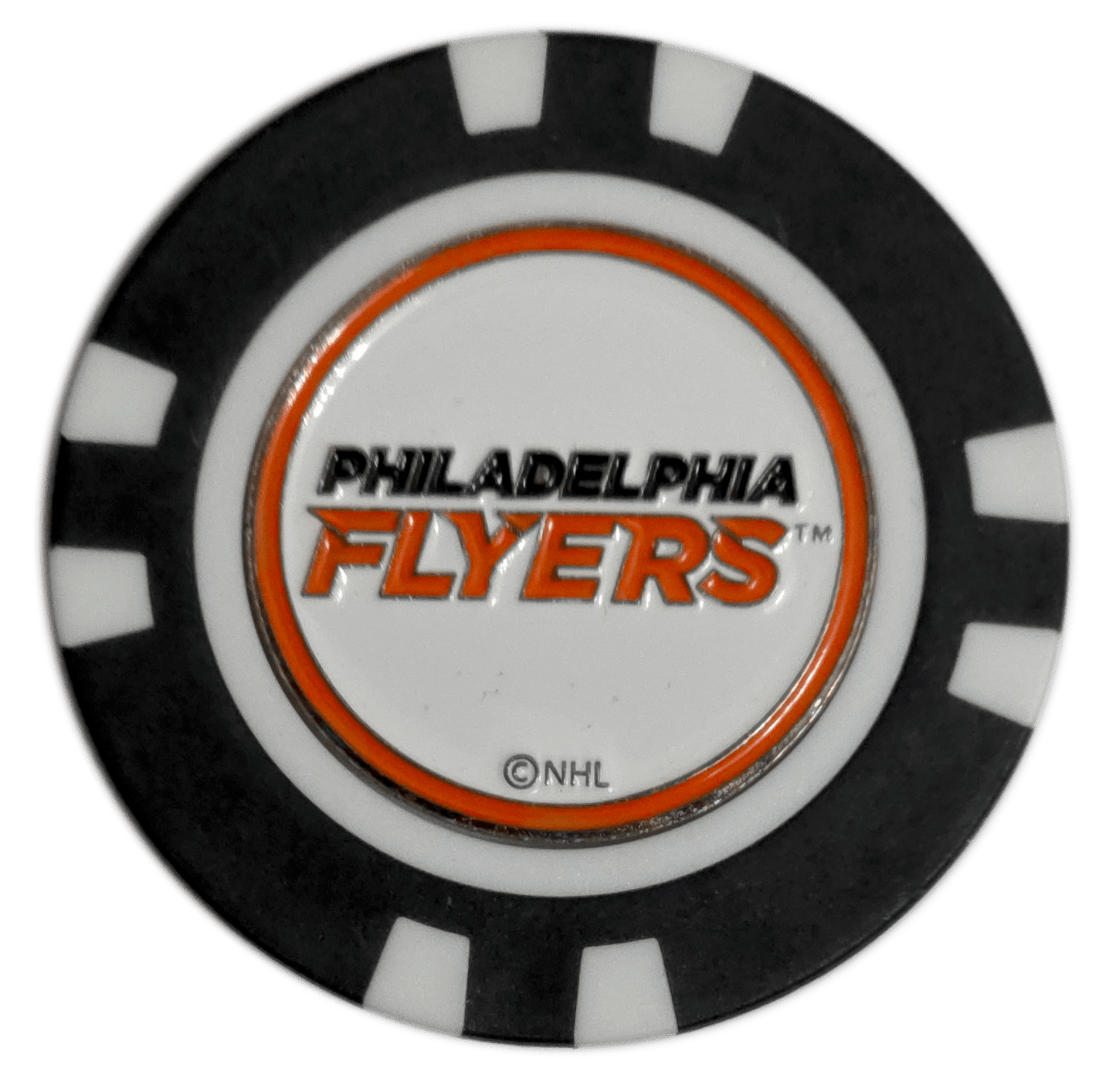 Officially Licensed Philadelphia Flyers Poker Chip Golf Ball Marker