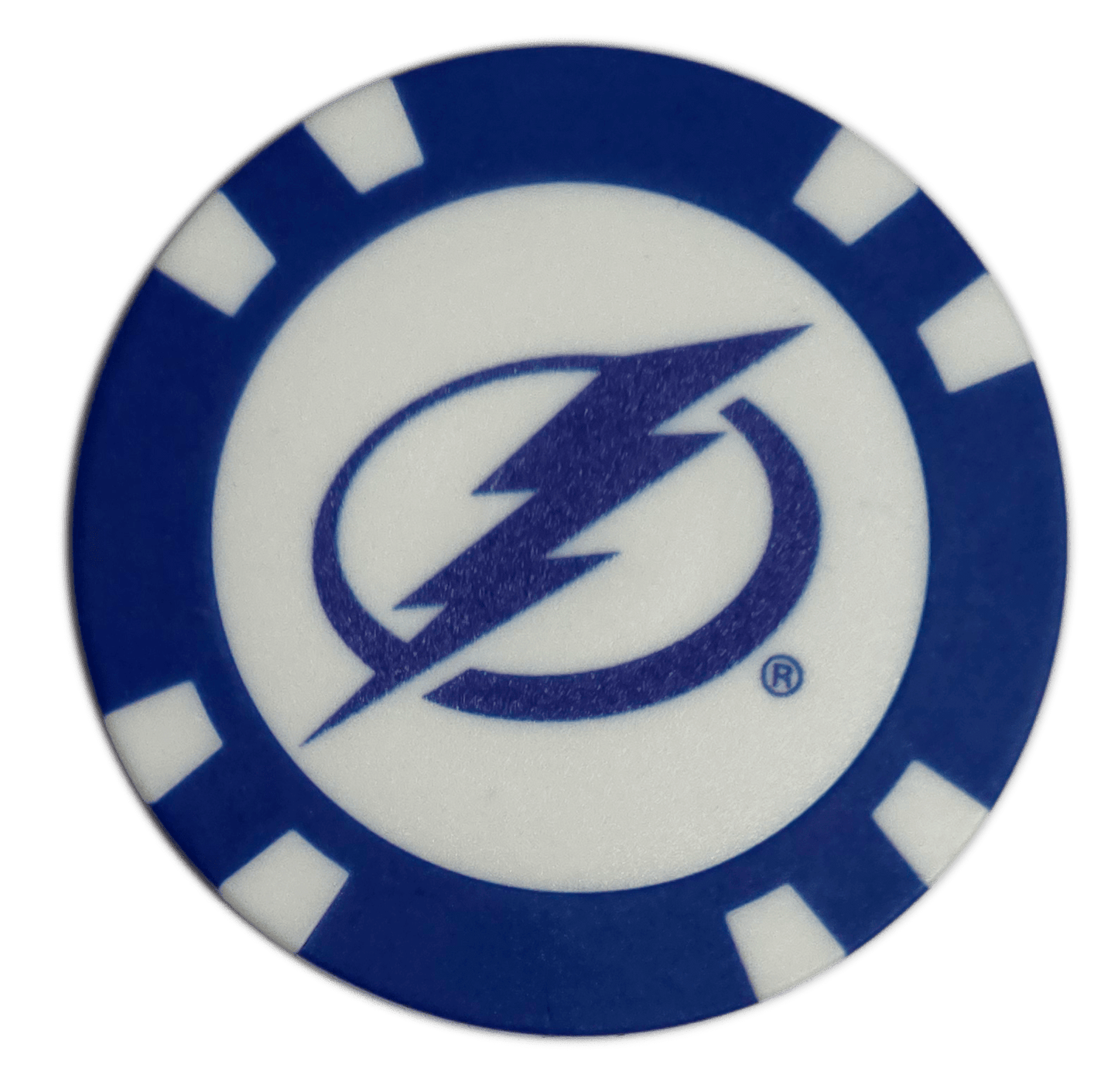 Officially Licensed Tampa Bay Lightning Poker Chip Golf Ball Marker