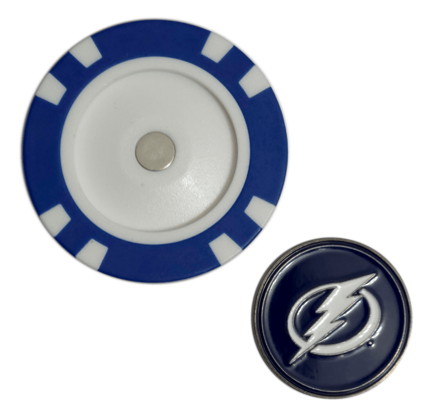 Officially Licensed Tampa Bay Lightning Poker Chip Golf Ball Marker