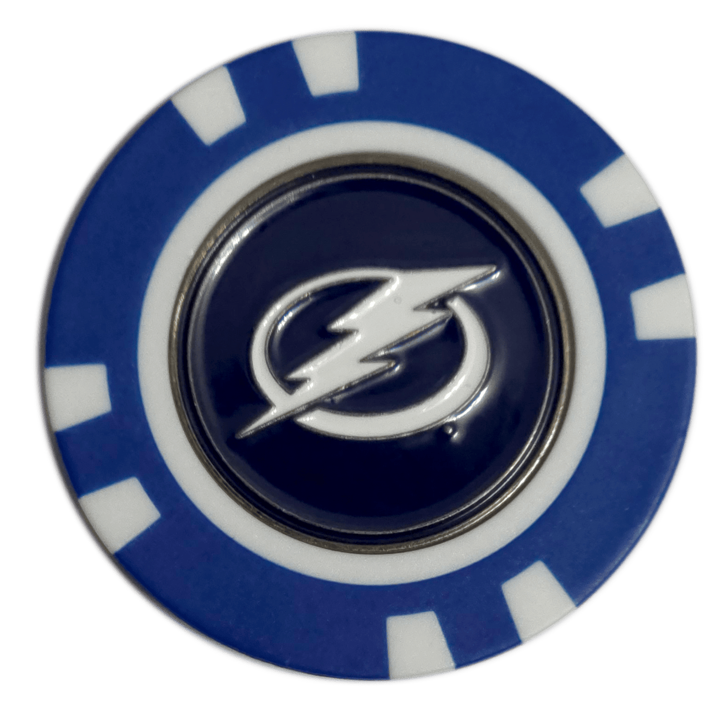 Officially Licensed Tampa Bay Lightning Poker Chip Golf Ball Marker