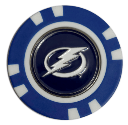 Officially Licensed Tampa Bay Lightning Poker Chip Golf Ball Marker