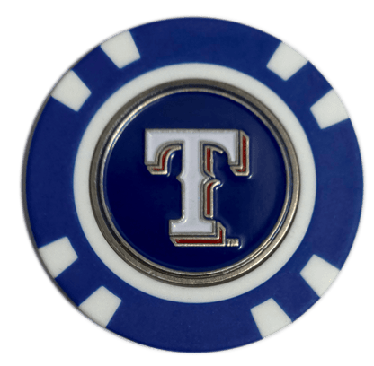 Officially Licensed Texas Rangers Poker Chip Golf Ball Marker