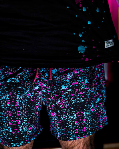 YOUTH Paint The Black Shorts - Vice City