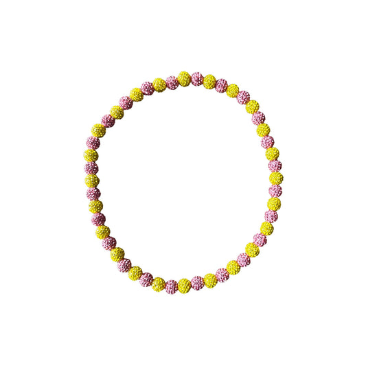 RAD - Bling Bead Necklace (Pink/Yellow)