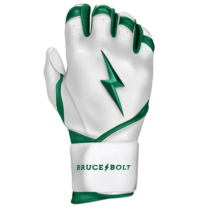 Bruce Bolt Premium Pro Chrome Series Long Cuff Batting Gloves