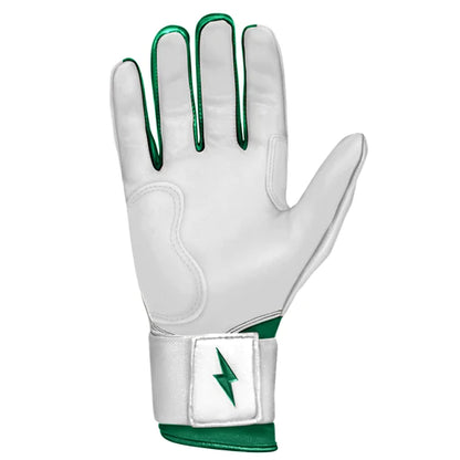 Bruce Bolt Premium Pro Chrome Series Long Cuff Batting Gloves