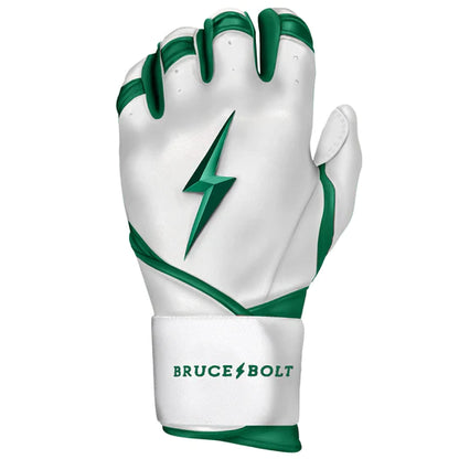 Bruce Bolt Premium Pro Chrome Series Long Cuff Batting Gloves