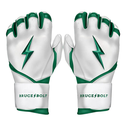 Bruce Bolt Premium Pro Chrome Series Long Cuff Batting Gloves