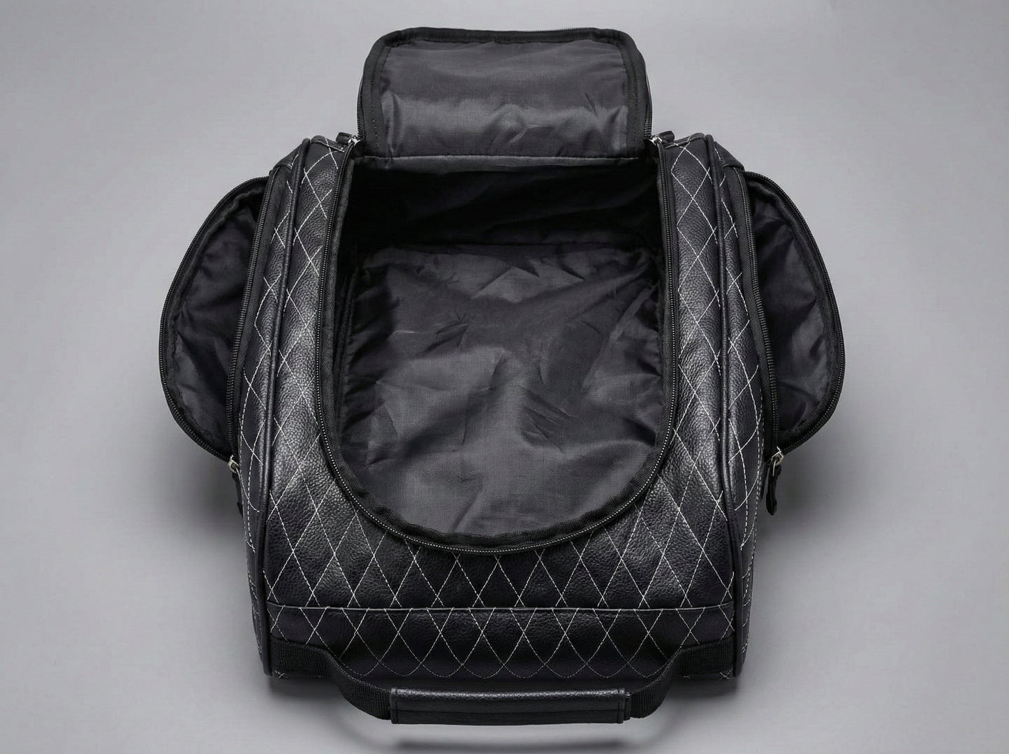 Premium Golf Shoe Bag – Vented Synthetic Leather Shoe Storage