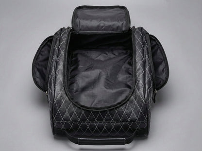 Premium Golf Shoe Bag – Vented Synthetic Leather Shoe Storage