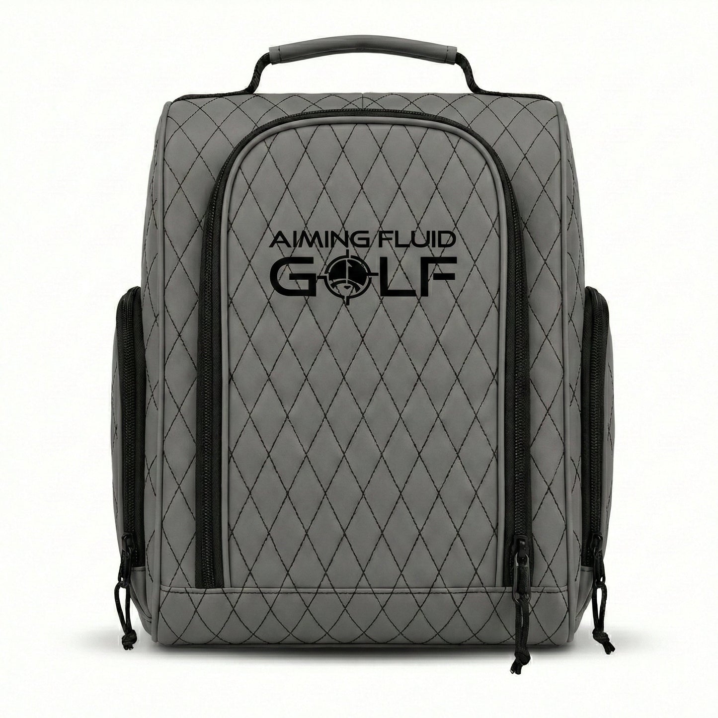 Premium Golf Shoe Bag – Vented Synthetic Leather Shoe Storage