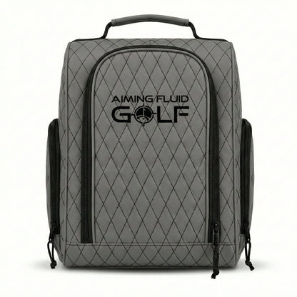 Premium Golf Shoe Bag – Vented Synthetic Leather Shoe Storage