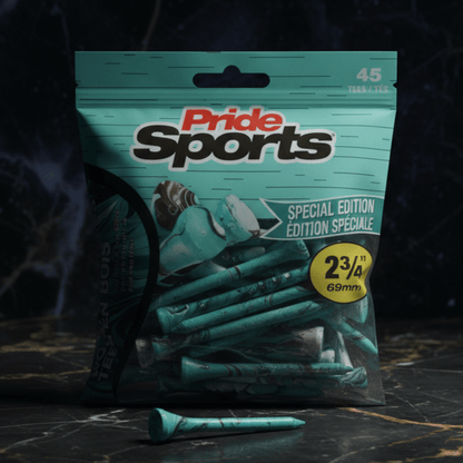 Pride Sports Paint Splatter Wood Golf Tees – Colorful 45-Pack
