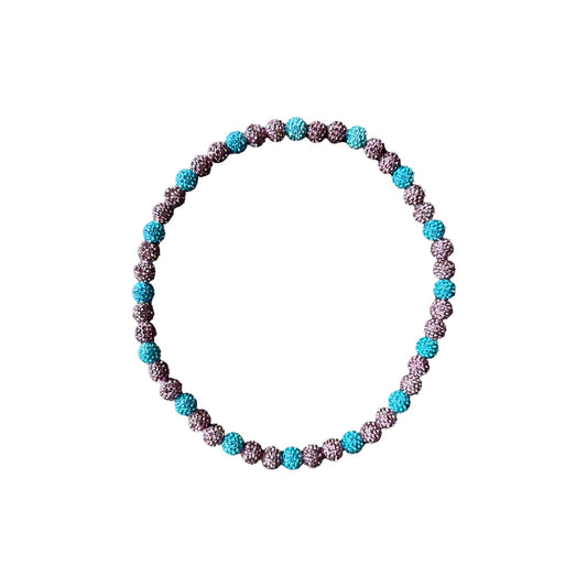 RAD - Bling Bead Necklace (Purple/Blue)