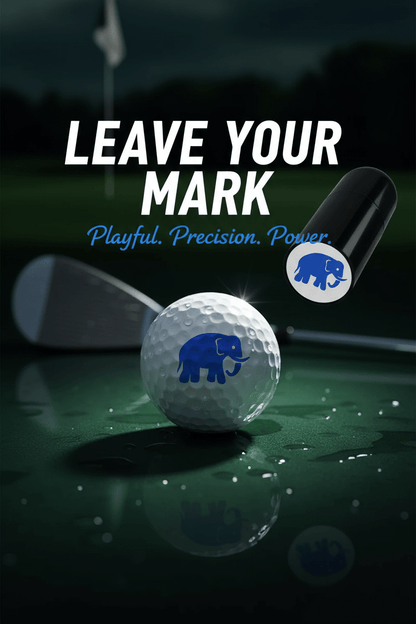 Quick-Dry Golf Ball Stamper