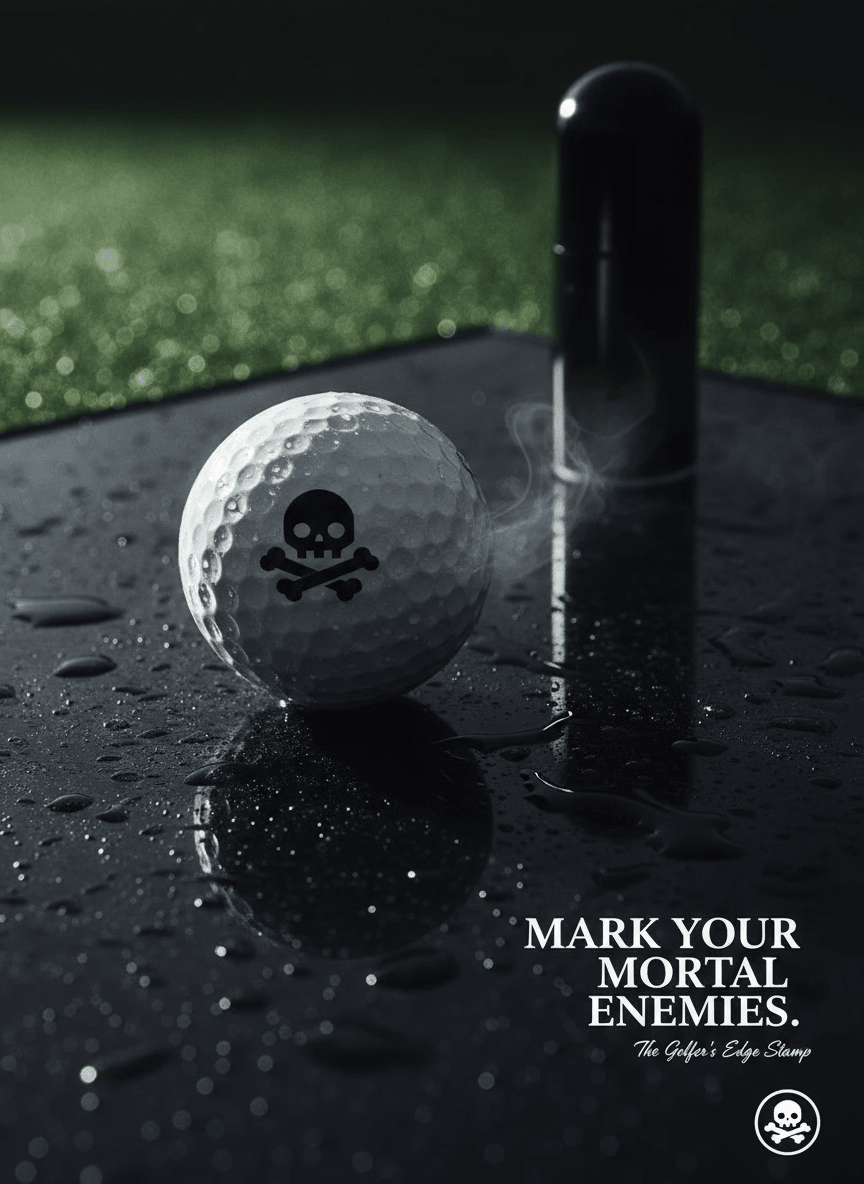 Quick-Dry Golf Ball Stamper