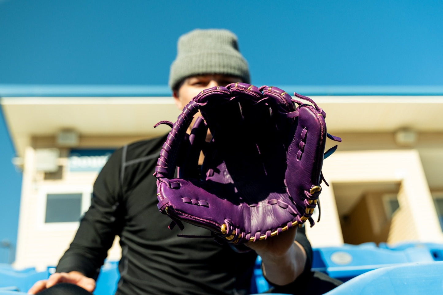 Relic MXT Series - Purple & Gold Baseball Glove