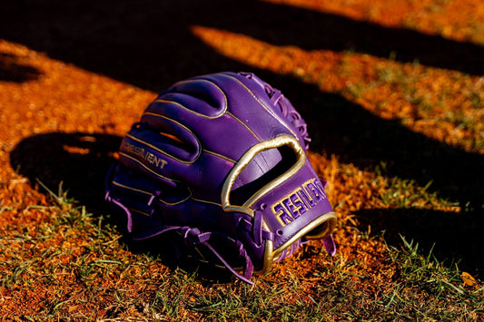 Relic MXT Series - Purple & Gold Baseball Glove