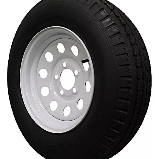 (Set of 4) Antego Tire and Wheel 205/75D14 Trailer Tire – Reinforced 6-Ply-Ply Design, 14.0-Inch Rim – Built for Long-Distance Hauling & Stability | A140554010116206ST20575D14-B4
