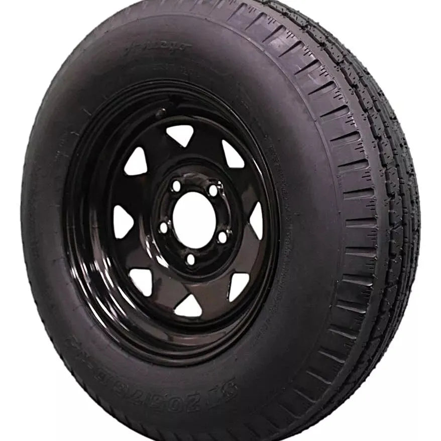 (Set of 2) Antego Tire and Wheel 205/75D14 Trailer Tire – Reinforced 6-Ply-Ply Design, 14.0-Inch Rim – Built for Long-Distance Hauling & Stability | A140554020096206ST20575D14-B2