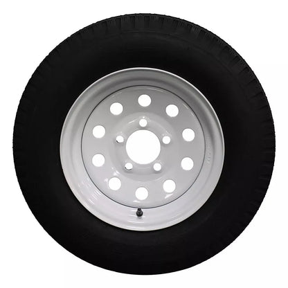 (Single Assembly) Antego Tire and Wheel 175/80D13 Trailer Tire – Reinforced 6-Ply-Ply Design, 13.0-Inch Rim – Built for Long-Distance Hauling & Stability | A130454500116206ST17580D13