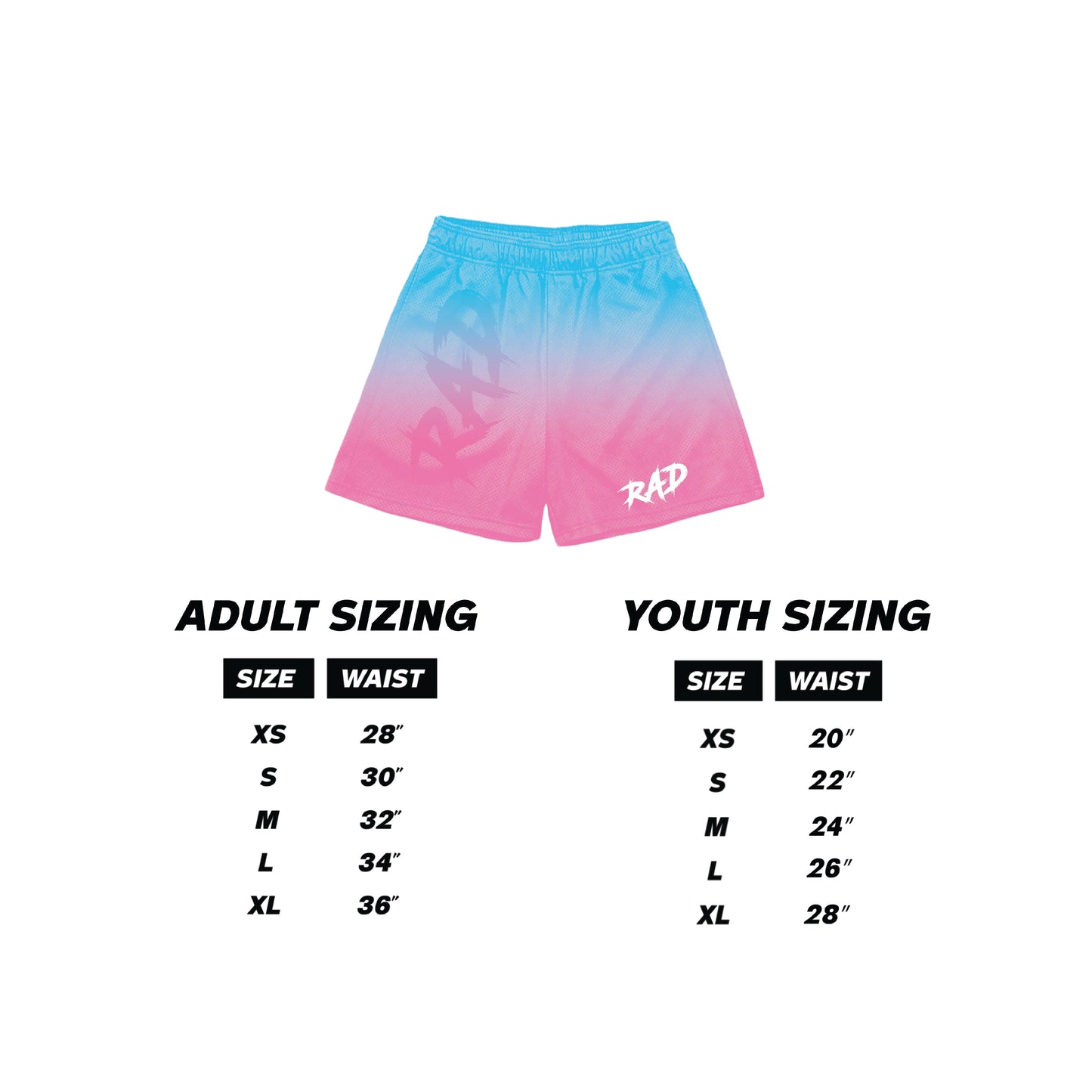 RAD - "Bandana" 5" Inseam Shorts