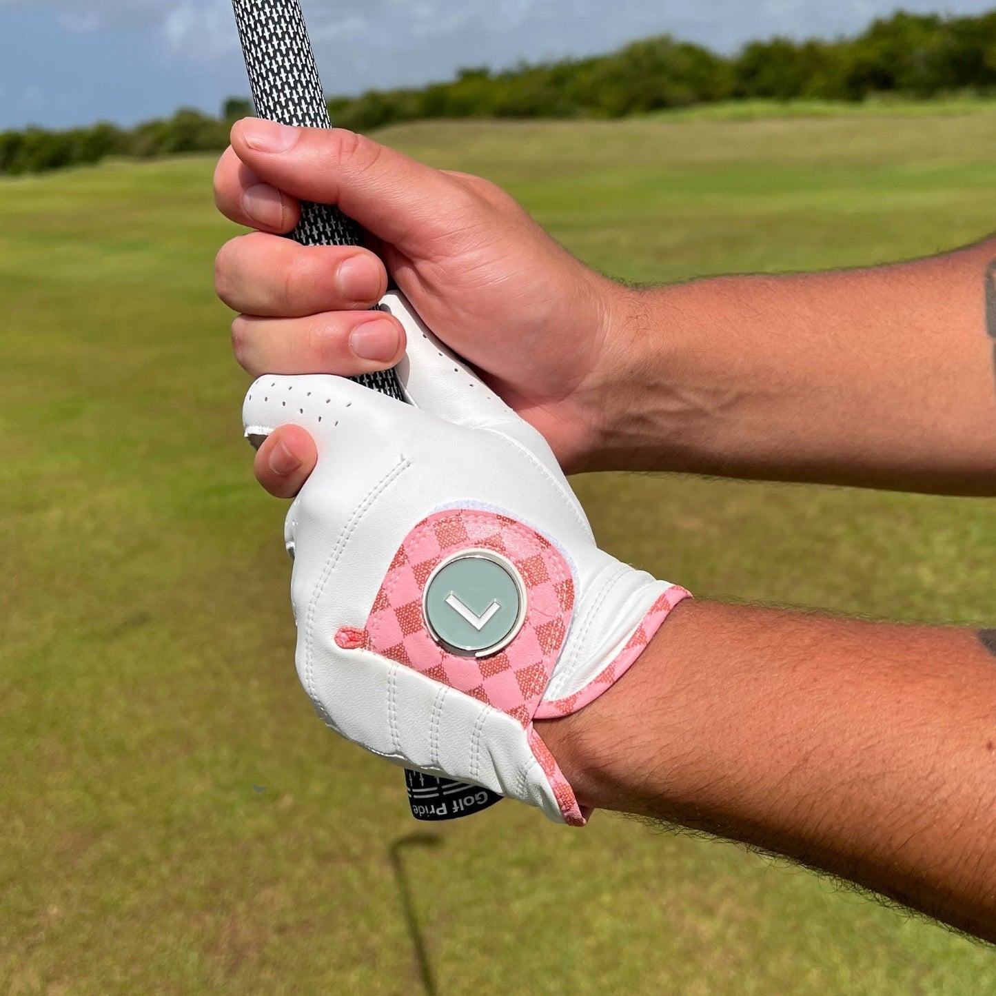 Soho Blush | Men's Pink Golf Glove