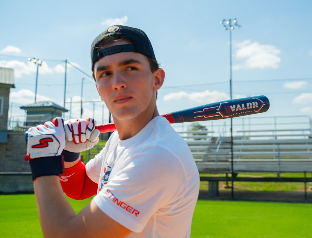 Winder Series Batting Gloves - Red, White & True