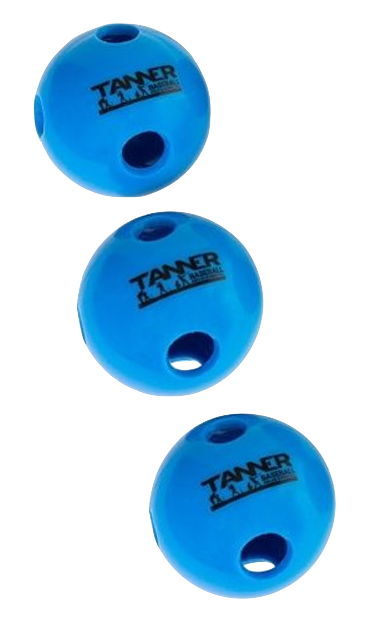 Tanner Tee Soft Rubber Limited Flight Airflow Training Baseballs