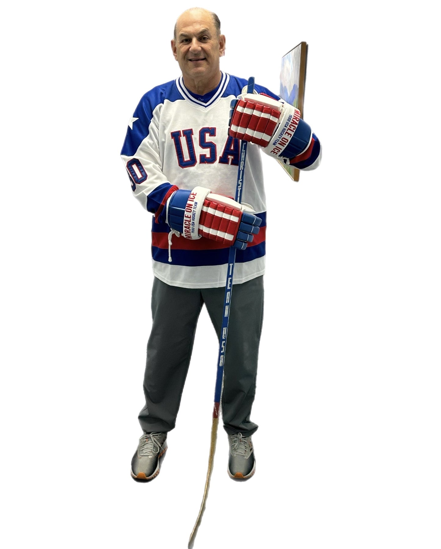 1980 USA Hockey Miracle on Ice Hockey Team Replica Glove Pair. Back in stock 4-15-26