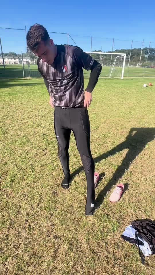 Goalkeeper Padded Compression Leggings with 6mm EVA Hip and Knee Protection