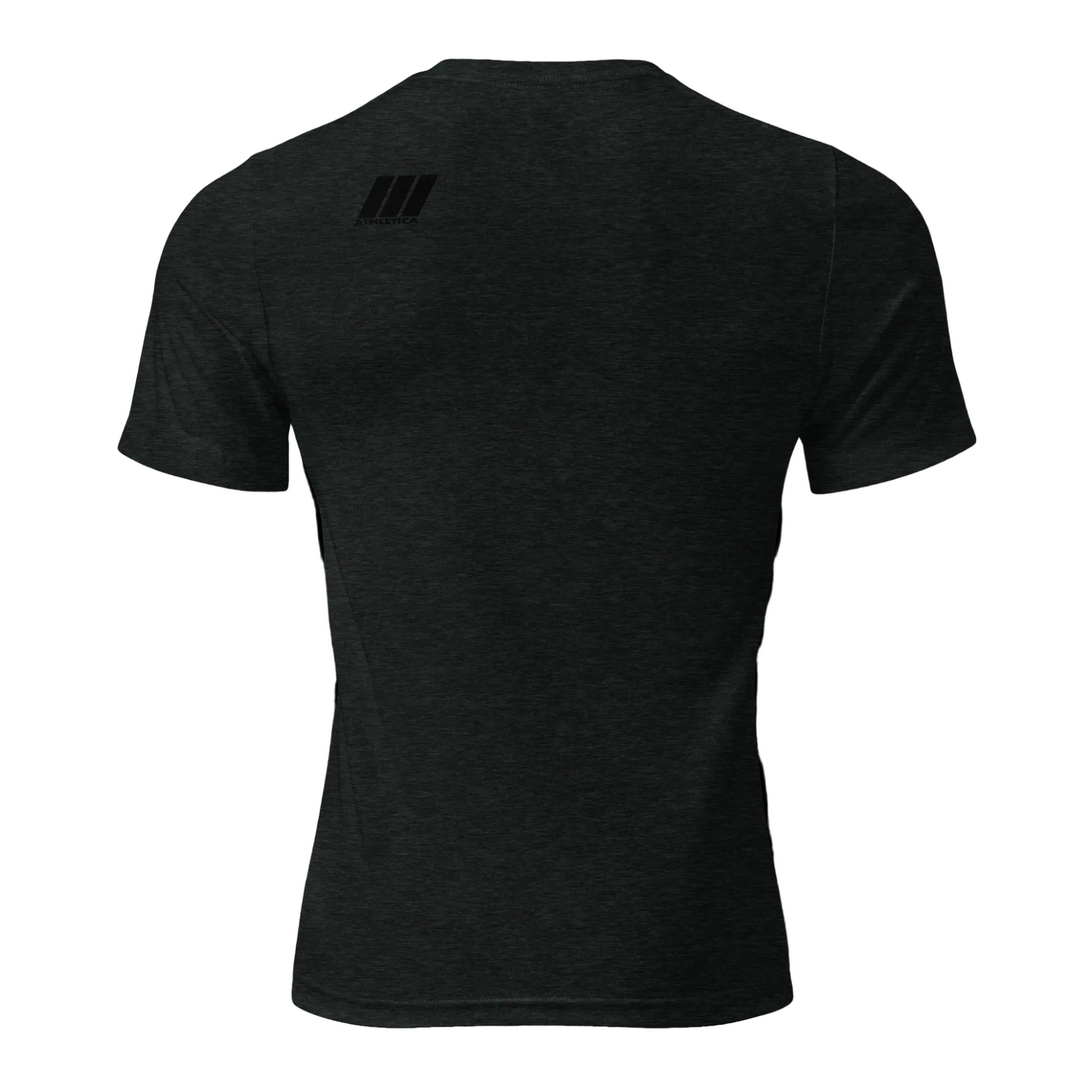 CROWN ATHLETICA /// Cross-chest Logo Shirt (CHARCOL)