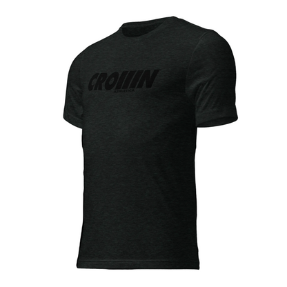CROWN ATHLETICA /// Cross-chest Logo Shirt (CHARCOL)