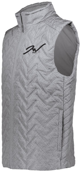 Jaw Bats Men's Vest Full Zip - Holloway 229513 | Men's Repreve® Eco Vest (augustasportswear.com) 