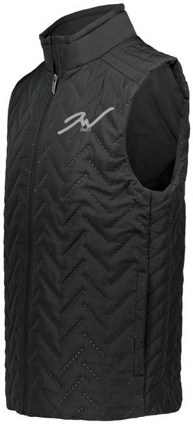 Jaw Bats Men's Vest Full Zip - Holloway 229513 | Men's Repreve® Eco Vest (augustasportswear.com) 