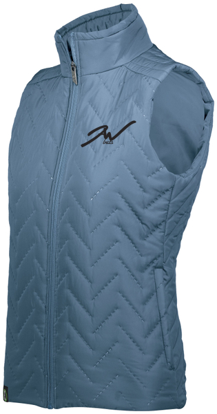 Jaw Bats Women's Vest Full Zip - Holloway 229713 | Women's Repreve® Eco Vest (augustasportswear.com) 