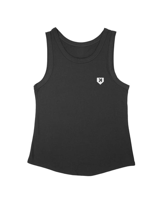 Women's Softball Black Tank Top