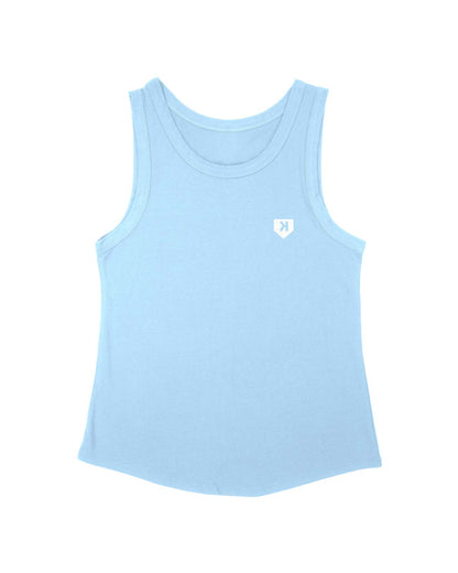 Women's Softball Sky Blue Tank Top