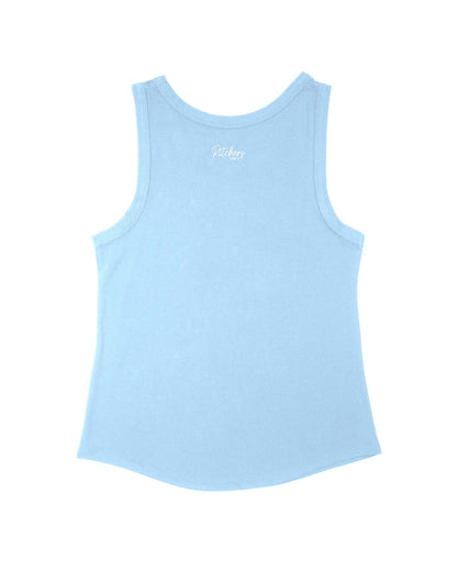 Women's Softball Sky Blue Tank Top