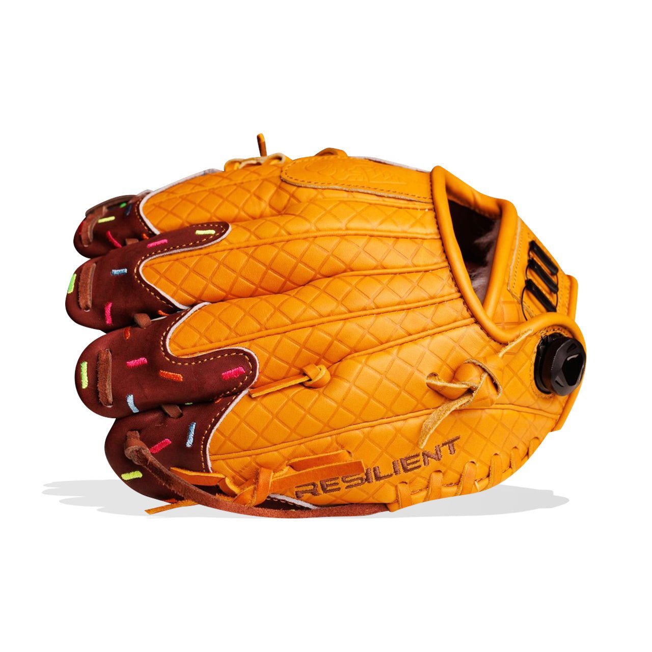 Youth Ball Glove - Ice Cream glove (Chocolate with Sprinkles)