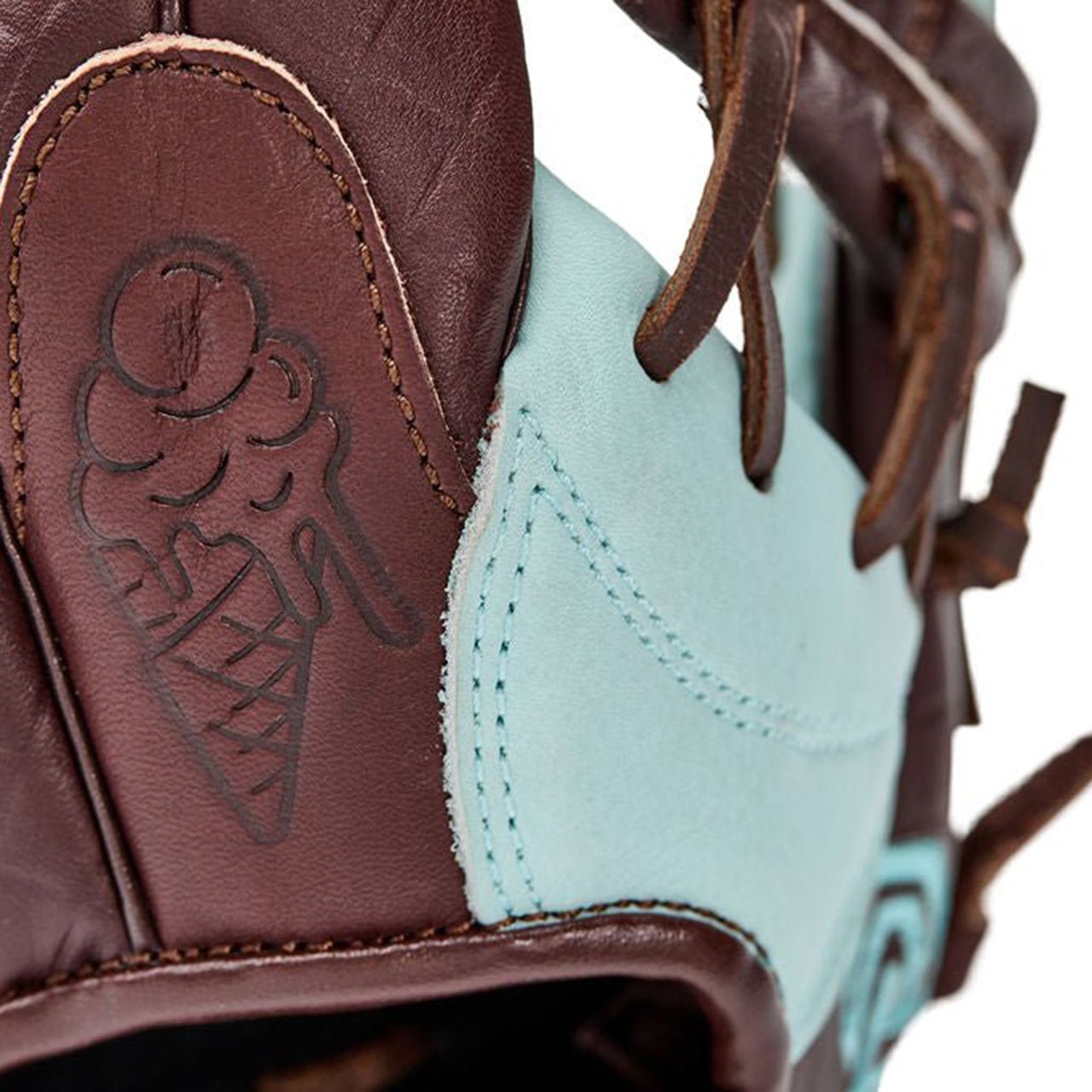 Youth Ball Glove - Ice Cream glove (Mint with Sprinkles)