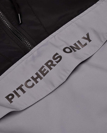 Black/Charcoal Gray Windbreaker