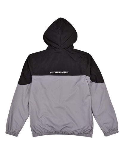 Black/Charcoal Gray Windbreaker