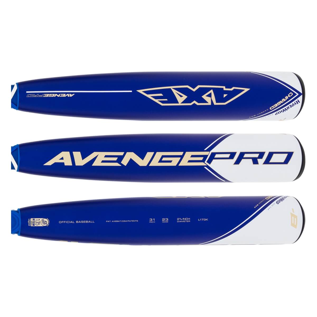 Axe Avenge Pro (-10) USSSA Baseball Bat - 2023 Model